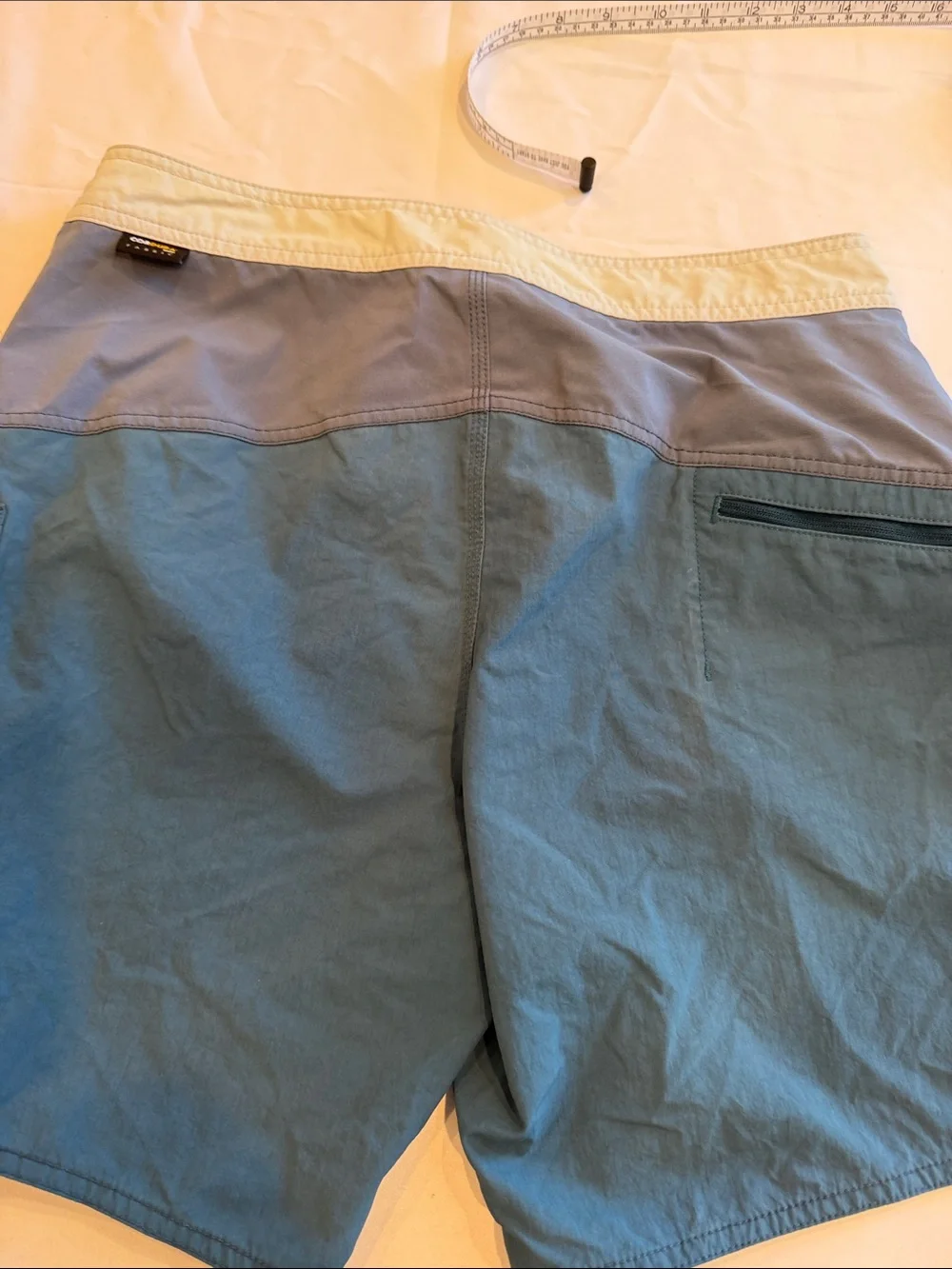 T0309200 Roark Boatman Board Shorts Men's 30 Grey Cordura Stretch Surf Swim Pool